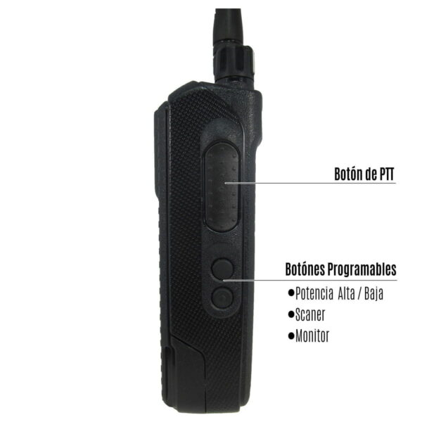 Radio Motorola DEP550e Digital LAH02RDC8UA1AN UHF 403-527 MHz - Imagen 3